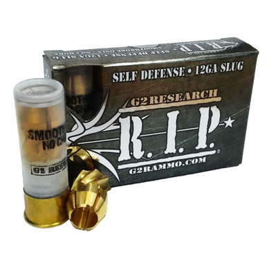 G2 Research RIP 12 Gauge 2.75" 122 Grain Brass Slug - 5 Round Box