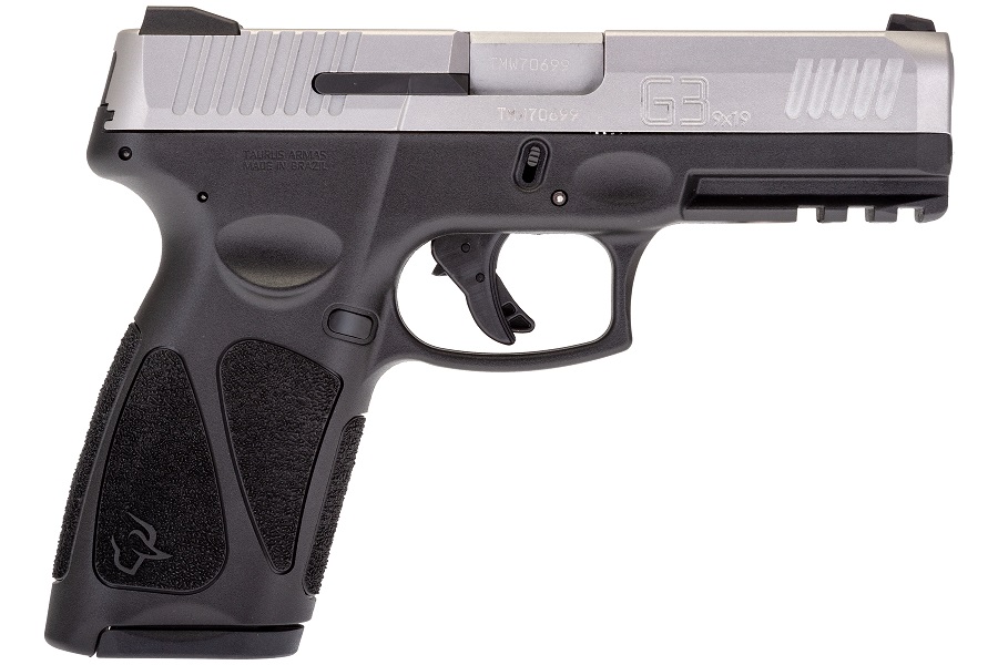 Taurus G3 9mm Full Size 4″ Barrel Matte Stainless Semi-Automatic Pistol #1-G3949