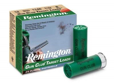 Remington 12 Gauge Ammunition Gun Club GC12L9BOX 2-3/4" 1-1/8oz #9 1145fps 25 Rounds