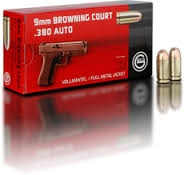 Geco 380 Auto Ammunition GE270540050 95 Grain Full Metal Jacket 50 Rounds