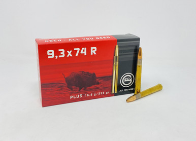 Geco 9.3x74R Ammunition GECO294440020 255 Grain Plus Hollow Point 20 Rounds