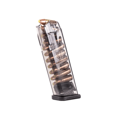ETS Glock 17 9MM 17 Round Clear Magazine - For Glock 17/18/19/19X/26/34/45