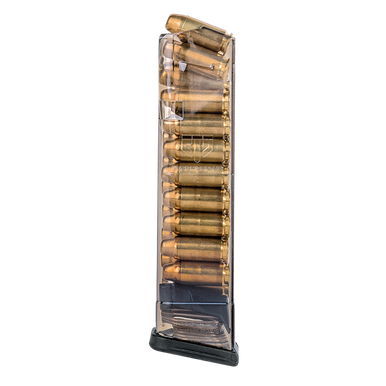 ETS Group Glock 22 19 Round .40 S&W Magazine - Clear Polymer