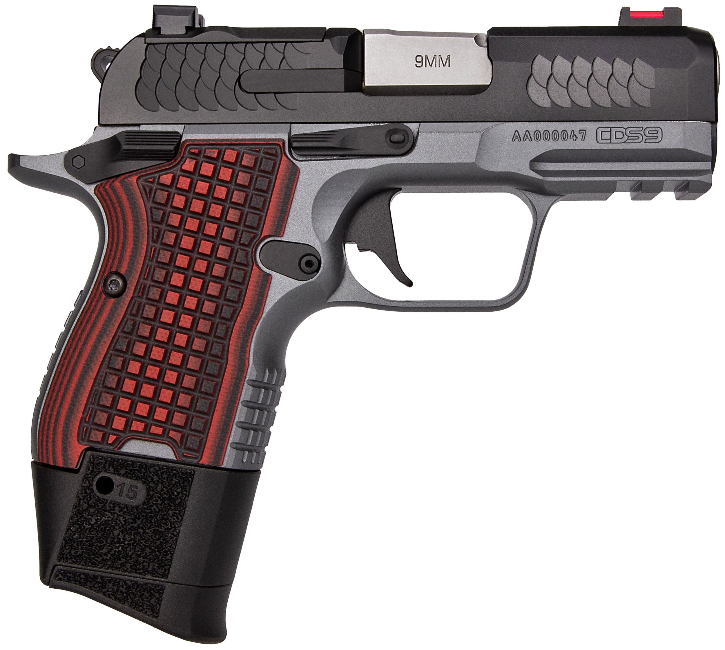 Kimber CDS9 Optic Ready Pistol 3600003, 9mm, 3.18" Black KimPro II, KimPro II G10 Grips, 15 Rds