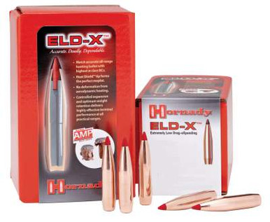 Hornady 6.5mm (264 Dia) Reloading Bullets 2635 143 Grains ELD-X 100 Pieces