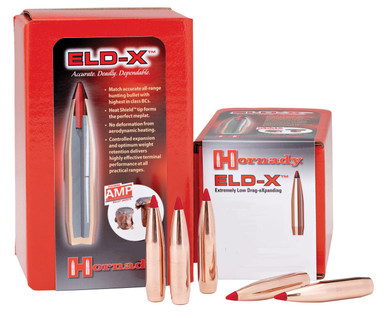Hornady ELD-X 7mm .284 162 Grain Reloading Bullets 100 Count