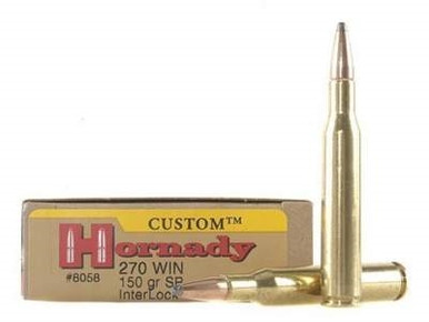 Hornady 270 Win Custom H8058 150 gr SP 20 rounds