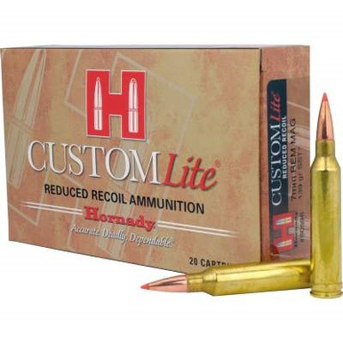 Hornady 7mm Rem Mag Custom Lite H80596 139 Grain SST 20 rounds