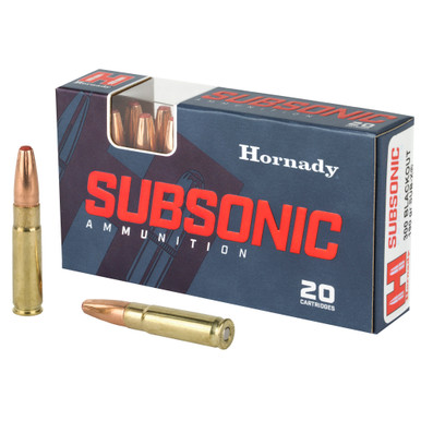 Hornady 80877 Subsonic Rifle 300 Blackout 190gr Sub X- 20 Rounds per Box