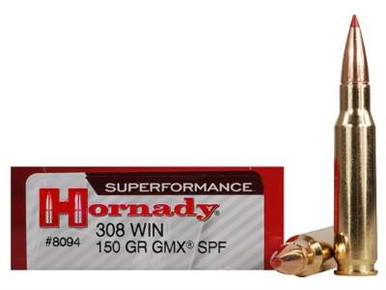 Hornady 308 Win Superformance H8094 150 gr GMX 20 rounds