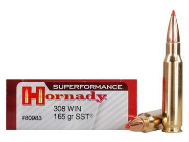 Hornady 308 Win Superformance H80983 165 gr SST 20 rounds