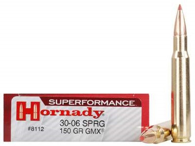 Hornady 30-06 Ammunition Superformance H8112 150 Grain GXM 20 rounds
