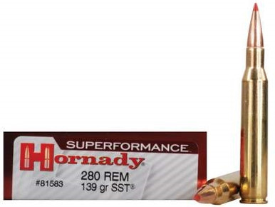 Hornady 280 Rem Superformance H81583 139 gr SST 20 rounds