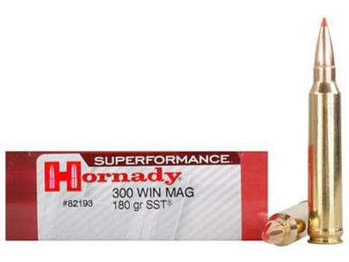 Hornady 300 Win Mag Superformance H82193 180 gr SST 20 rounds