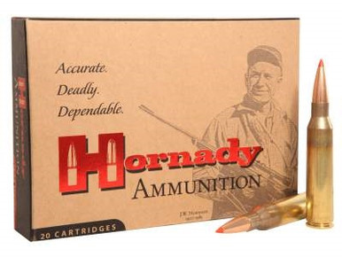 Hornady 338 Lapua Magnum H82301 Custom Match Ammunition 285 Grain A-Max Boat Tail 20 rounds