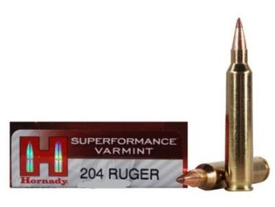 Hornady 204 Ruger Superformance Varmint H83206 40 gr V-MAX 20 rounds