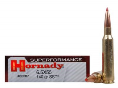 Hornady 6.5x55mm Superformanc H85507 140gr SST 20 rounds