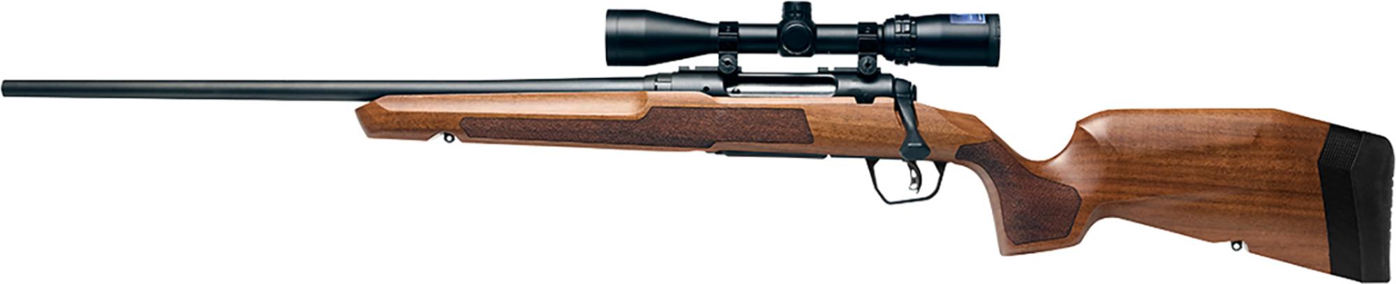 Savage Arms Axis 2 XP Combo Bolt Action Rifle 32269, 22-250 Rem, 22", Left Hand, Hardwood Stock, 4 Rds