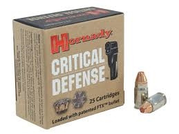 Hornady 32 North American Arms (NAA) Critical Defense H90070 80gr FTX 25 rounds
