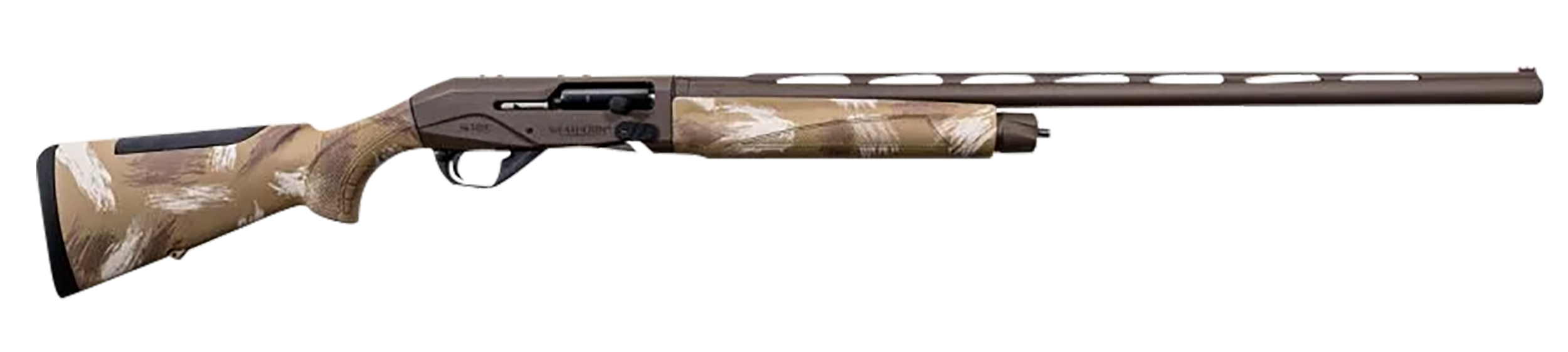 Weatherby Sorix Full Size Shotgun XSL1228SMG, 12 Gauge, 28", 3.50" Chmbr, Adj Shim Stock, Drilled & Tapped, Slough Camo Finish