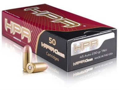 HPR 45 Auto Ammunition 230 Grain Total Metal Jacket 50 rounds