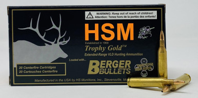 HSM 17 Remington Ammunition 25 Grain Match Varmint Hollow Point 20 Rounds