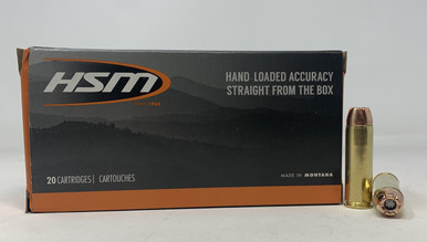 HSM 500 S&W Ammunition HSM-500SW-1-N 350 Grain Jacketed Hollow Point20 rounds