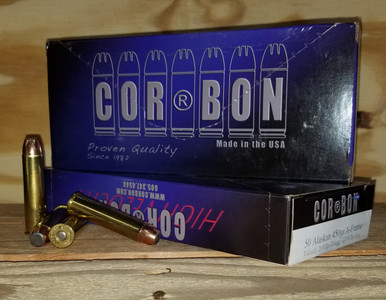 Corbon 50 Alaskan Ammunition HT50AK450AF 450 Grain Soft Point 20 Rounds