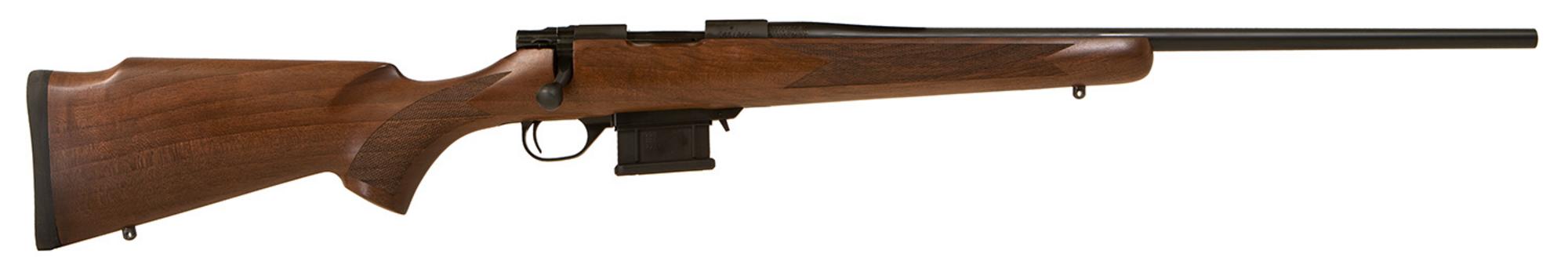 Howa M1500 Mini Hunter Compact Bolt Action Rifle HWH350HB, 350 Legend, 16.25" Threaded, Walnut Fixed Stock, 3 Rds