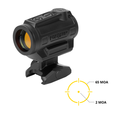 Holosun ARO-MRS-GD Gold Dot Optic - Multiple Reticle System, Black Finish