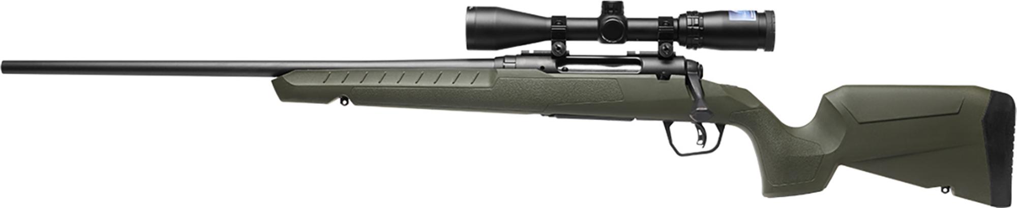 Savage Arms Axis 2 XP Compact Bolt Action Rifle 32236, 223 Rem, 22", Left Hand, Green Fixed Stock, 4 Rds