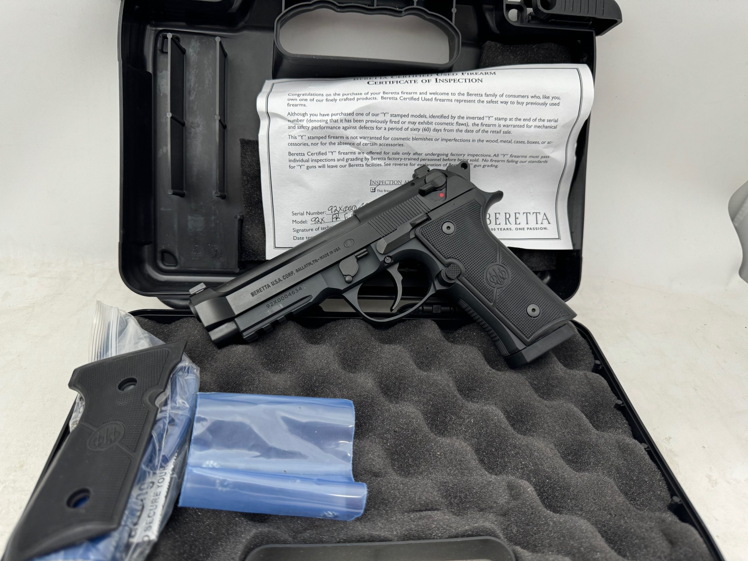 Used Beretta 92X 9mm Full Size J92FR921