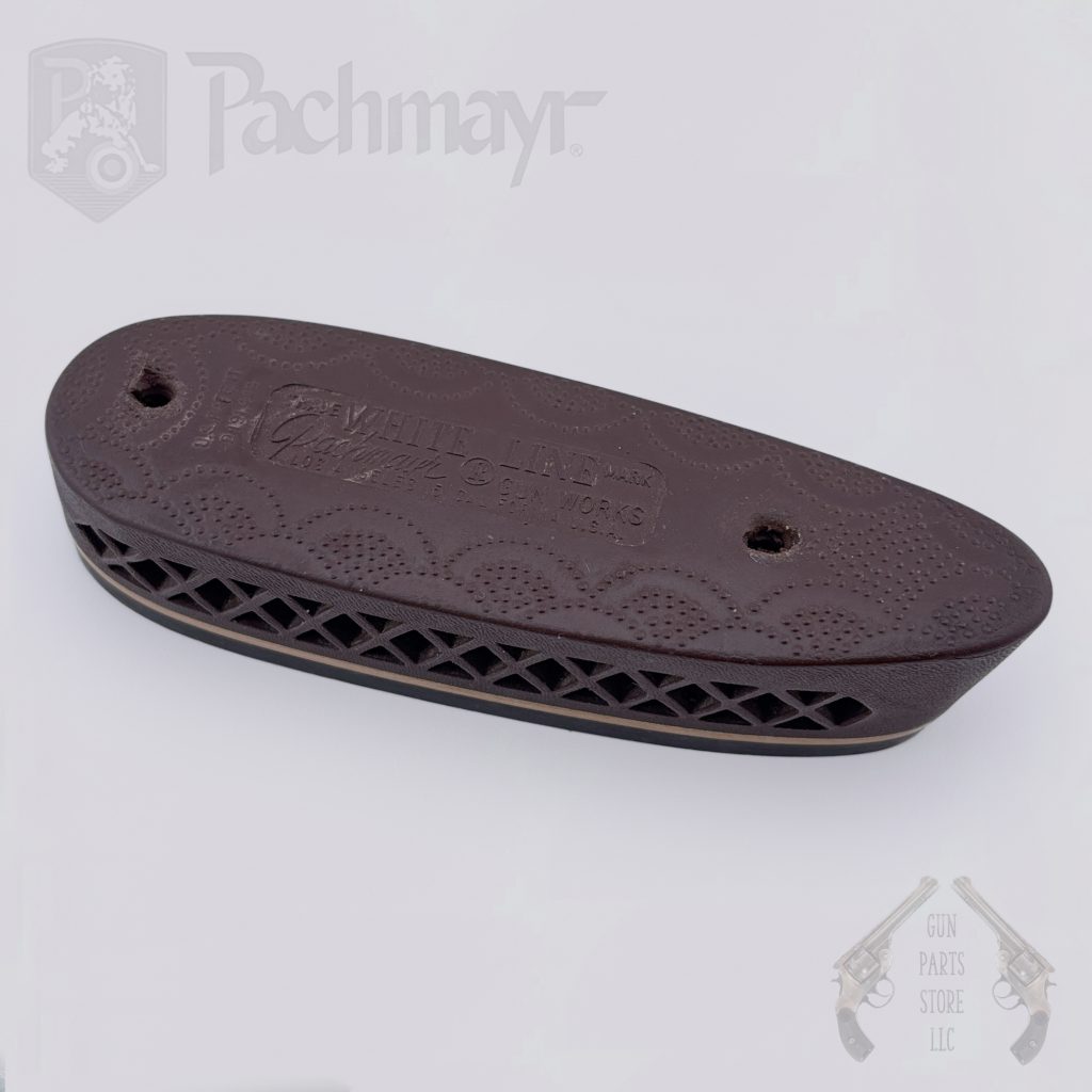 PACHMAYR White Line Recoil Pad – Previously Fitted – 4-5/8″L x 1-1/2″W, 1-1/8″ T