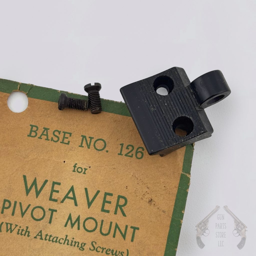 WEAVER Pivot Mount Base No 126 for JC HIGGINS Model 50 and M98 MAUSER – REAR