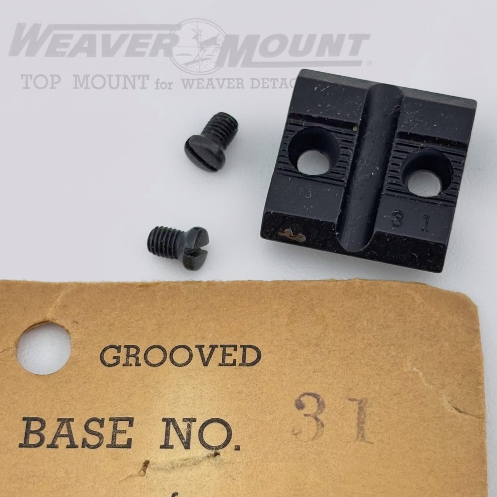 WEAVER Top Mount Base No. 31 – MARLIN, REMINGTON, SAVAGE, STEVENS