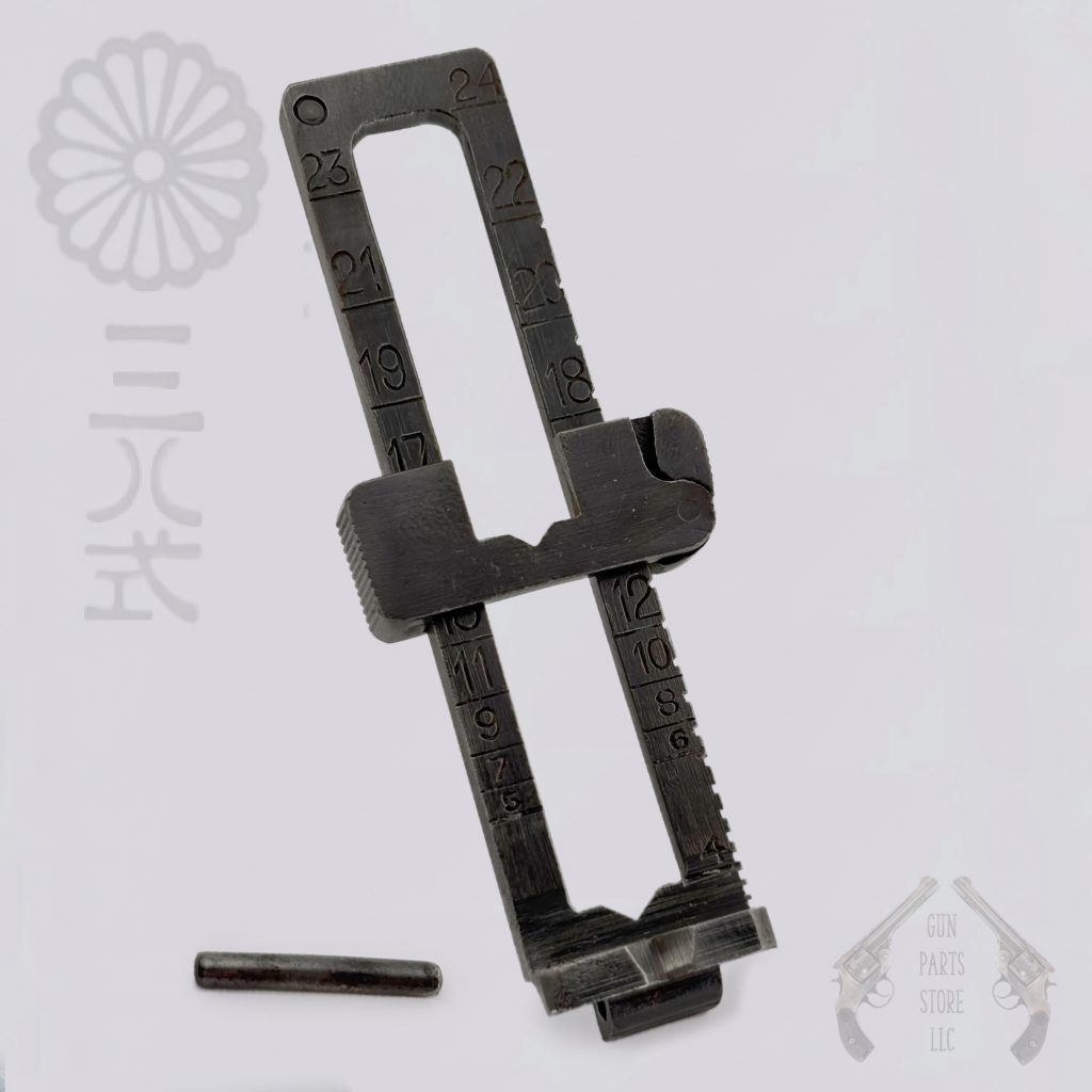 ARISAKA Type 38 Rear Sight Leaf & Slide Assy w/ Pin – ARISAKA Type 38 Rifle