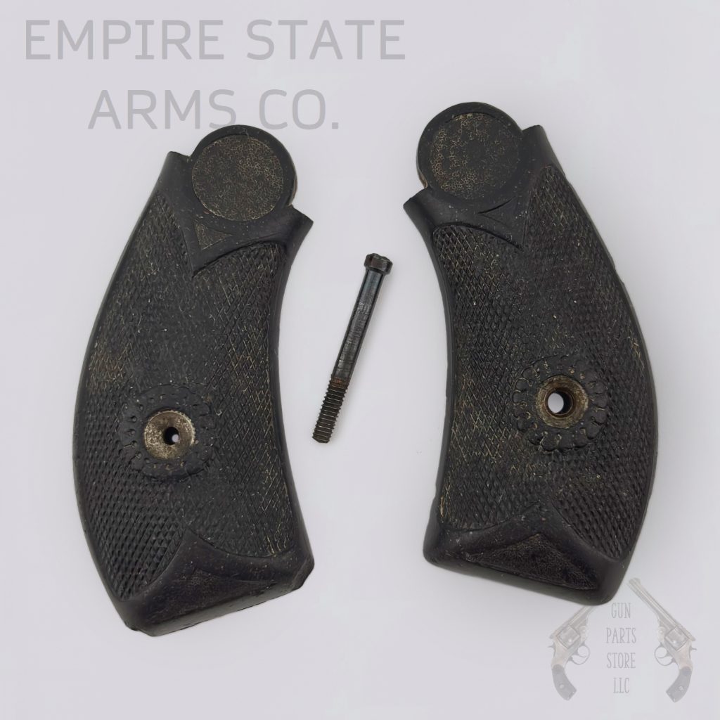 Grips Set – EMPIRE STATE ARMS .32 S&W Top Break Revolver – Hard Rubber