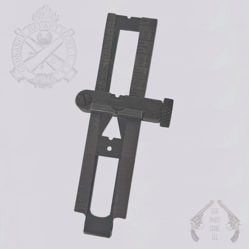US Rifle SPRINGFIELD 1903 M1905 Rear Sight Leaf & Slide Assembly