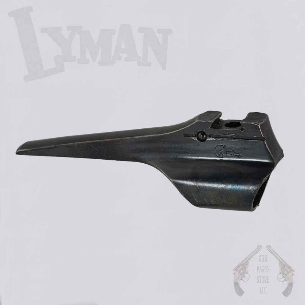 LYMAN Slip-On Front Sight Ramp – Gloss Blued Steel – .550″ Dia, 3/8″ Dovetail