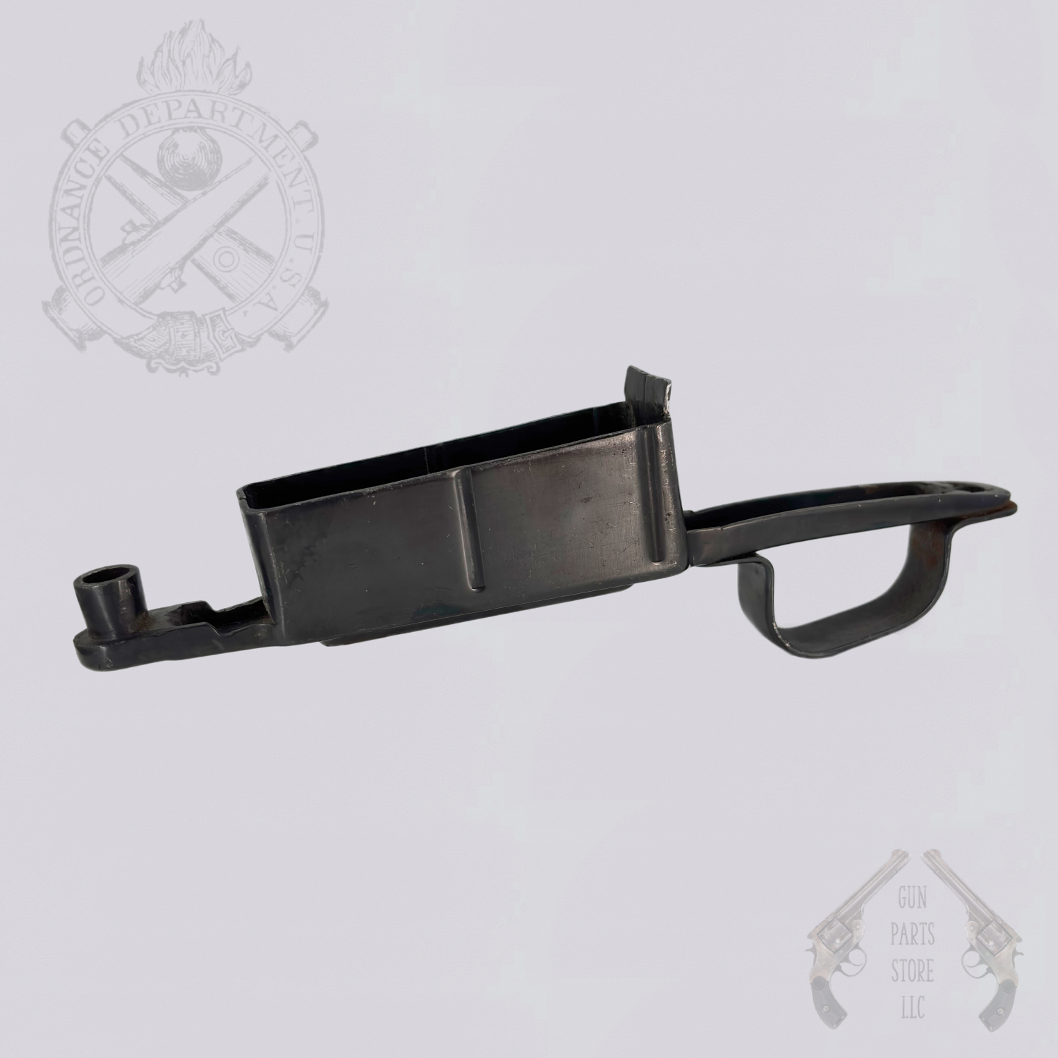 M1903A3 Trigger Guard, Stamped — Circled R Remington, Magazine Box