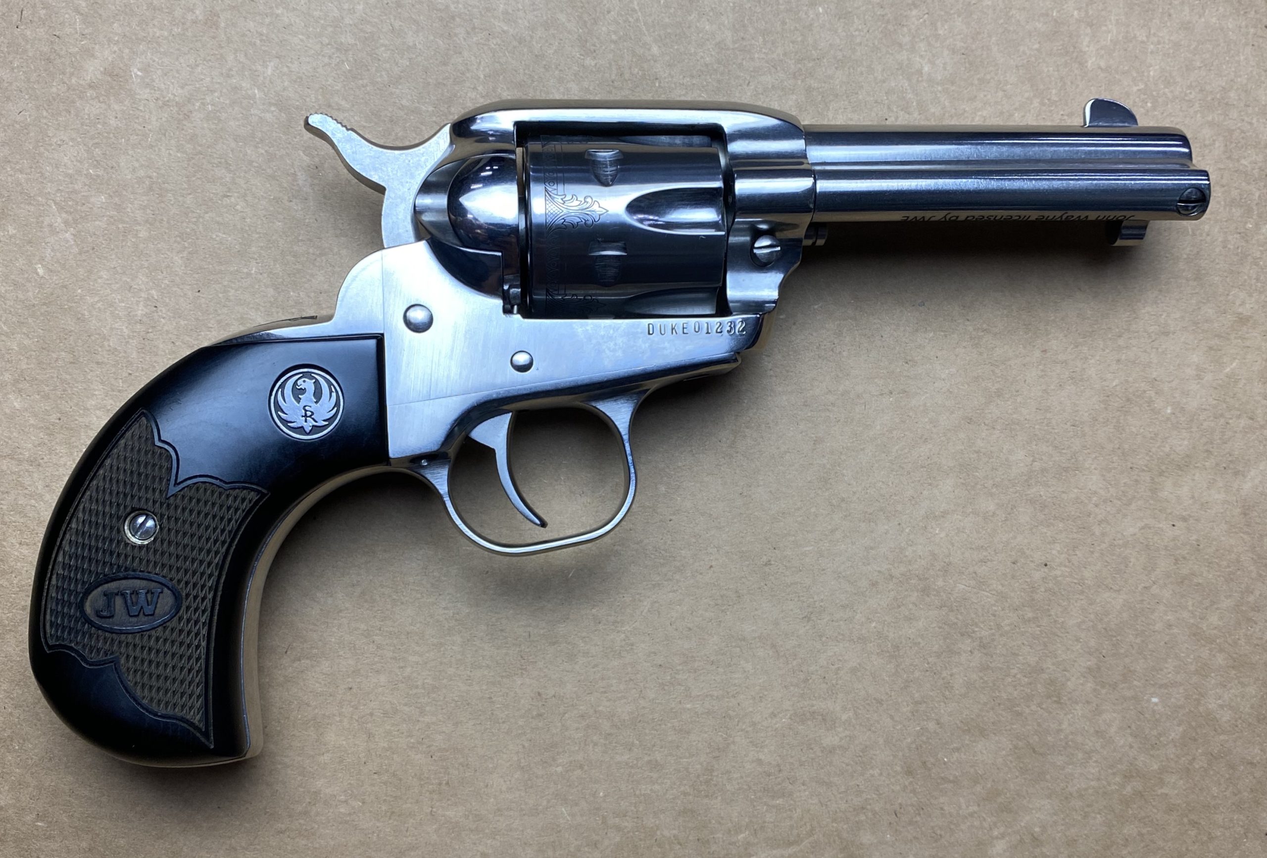 John Wayne Ruger Single Six 32 H&R DUKE Serial Number 3.75" Barrel 6535 1
