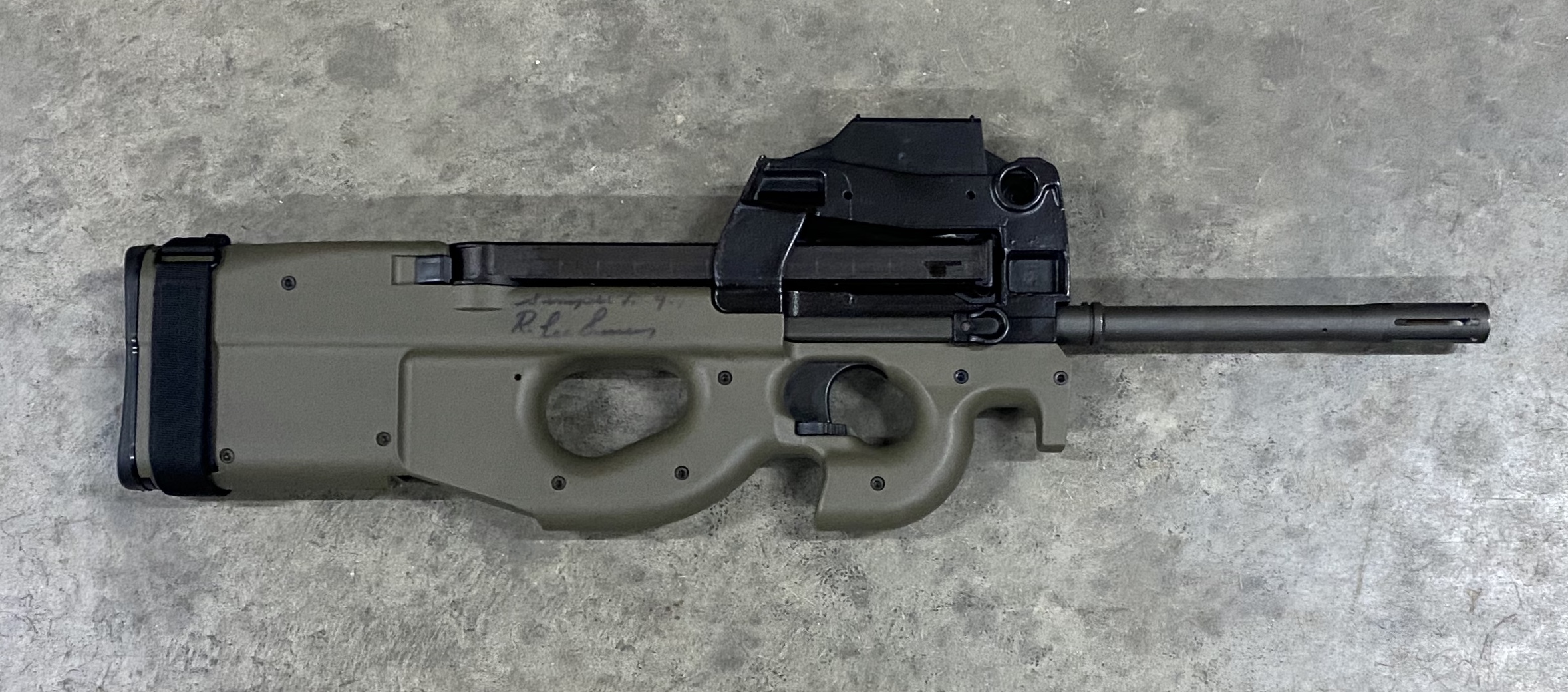 FN PS90 OD Green w/ USG Reflex Sight - Gen 2 - R Lee Ermey Signed Early Production