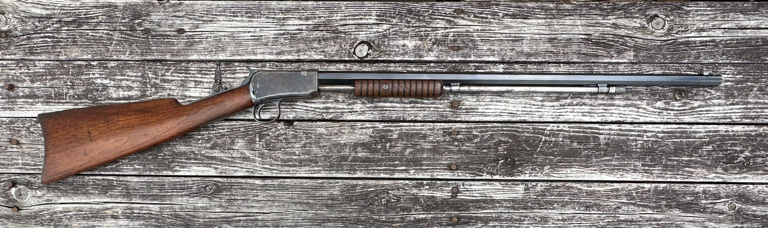 Used Winchester 1890 22 WRF Pump Action Octagonal Barrel Model 90 Circa 1914