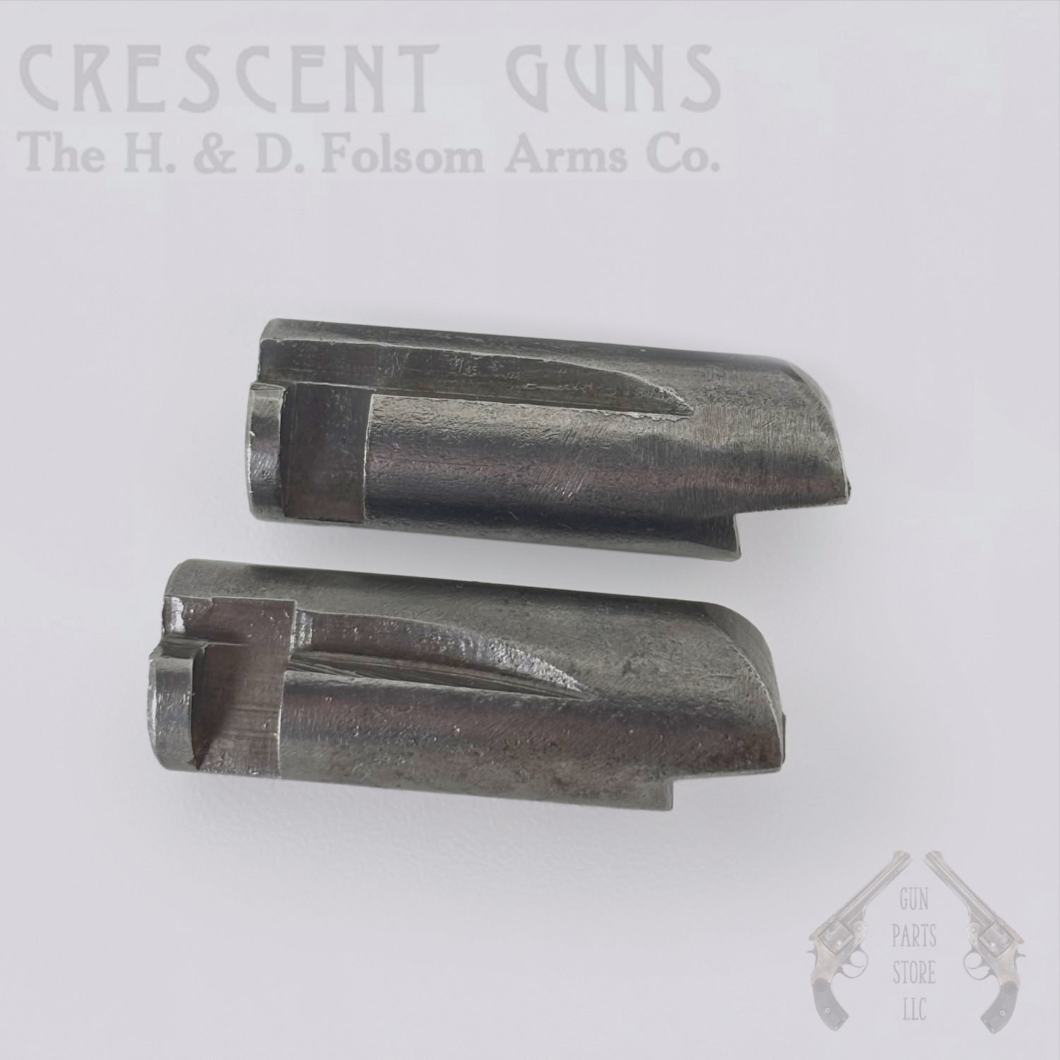 Crescent Locking Bolt, Sloped Notch — American Gun Co. Double Barrel