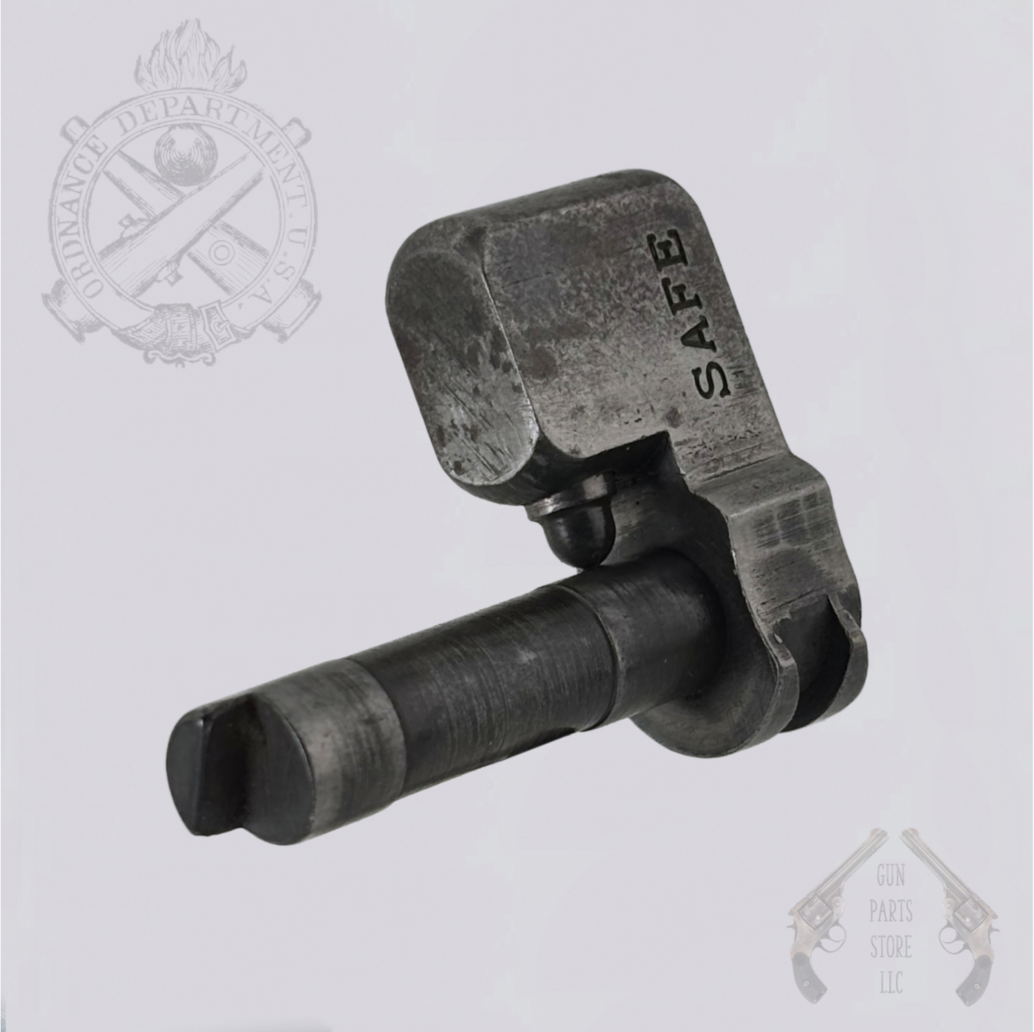 Springfield M1903 Safety Lock — Type 3 2nd Variation, Parkerized, Serif