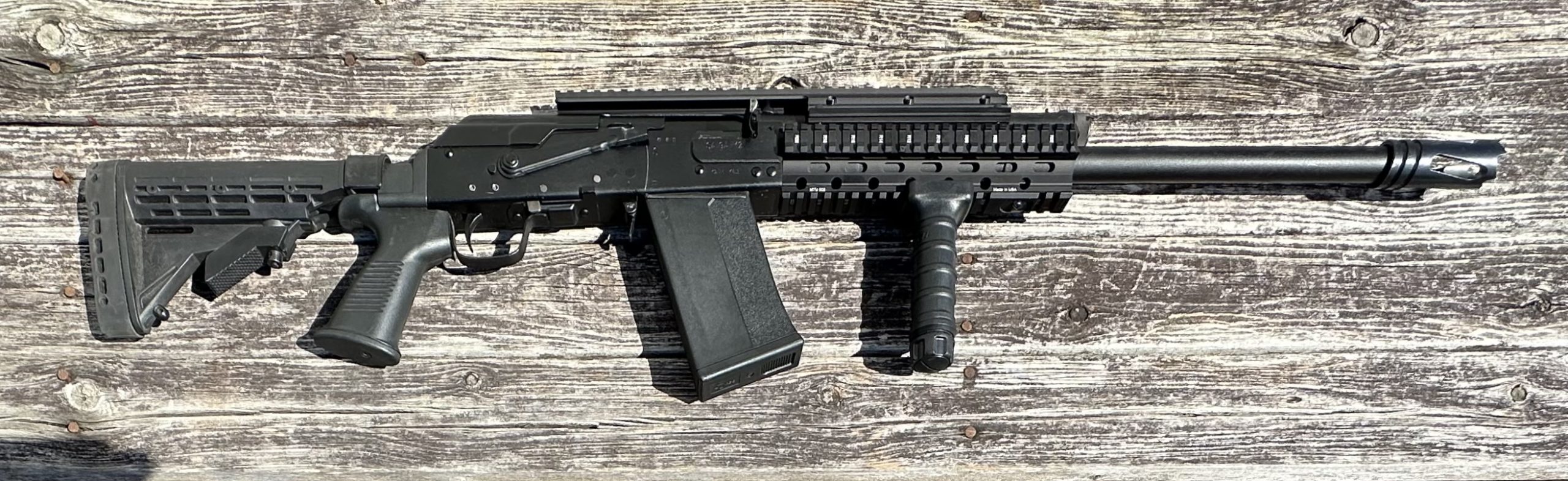 Used Russian Izhmash Saiga 12 Ga 3" Semi-Auto Quadrail & Adjustable Stock