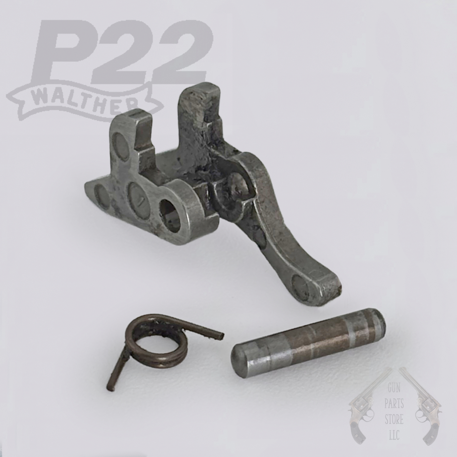 Walther P22 Sear, Sear Spring & Pin Assembly — Fits P22, P22Q, .22 LR