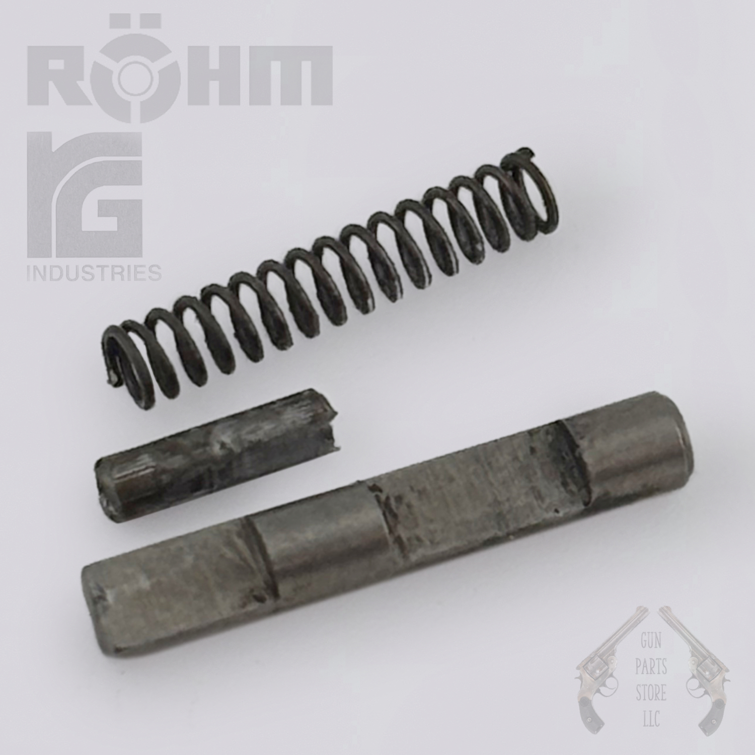 RG-66 Hammer Plunger, Spring & Pin — Rohm RG 66, 66M Single Action .22 Revolver