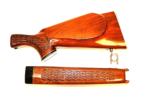 Remington 742 BDL Deluxe Wood Stock& Forearm with Metal Buttplate, Stock Bolt, & Stock Washer