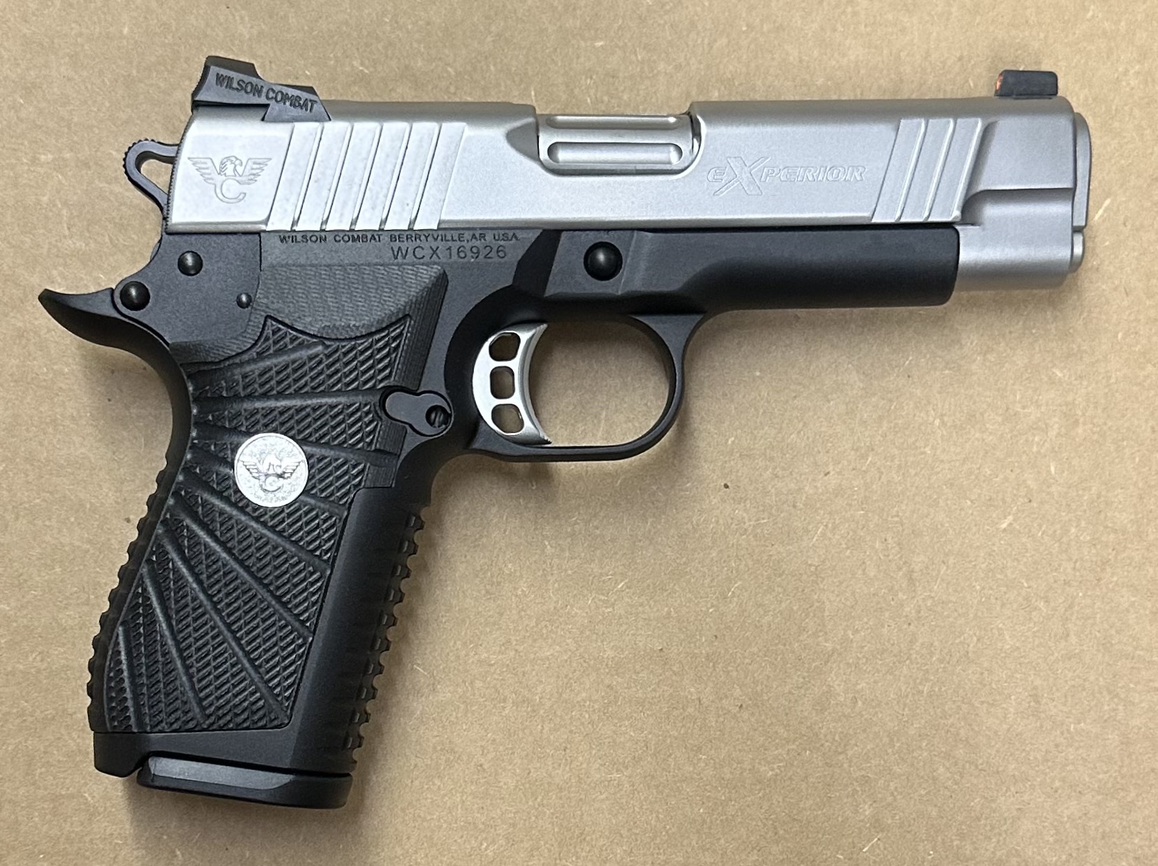 Wilson Combat Experior Commander 9mm Stainless Steel 1911 2011 XPD-COP-9
